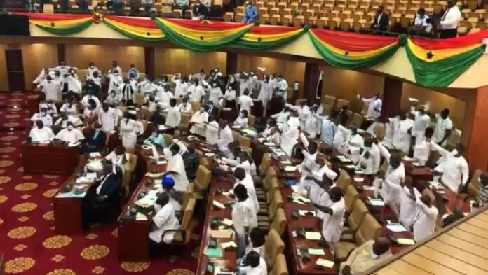 NPP Caucus and Independent MP Declared Majority Group in Parliament