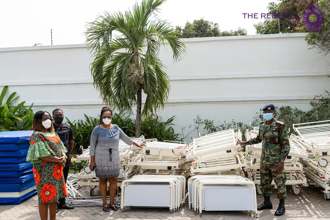 Rebecca Foundation Donates Beds to Korle-Bu, Ridge and 37 Military Hospitals